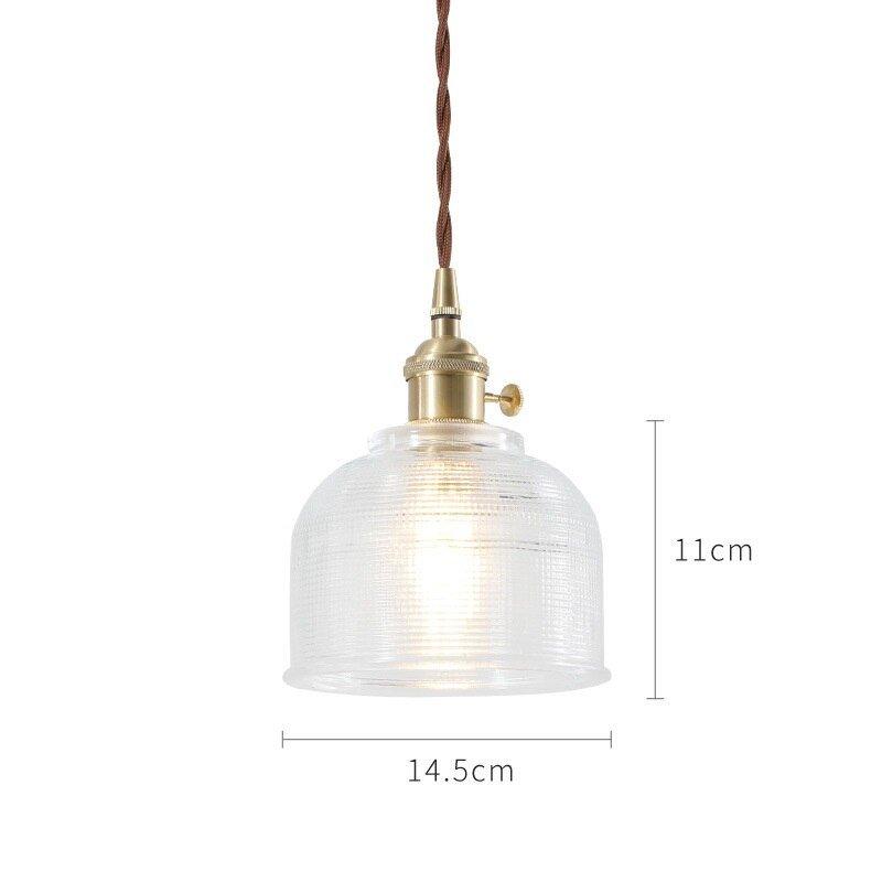 Japanese Style Glass Pendant Light-DWHOME