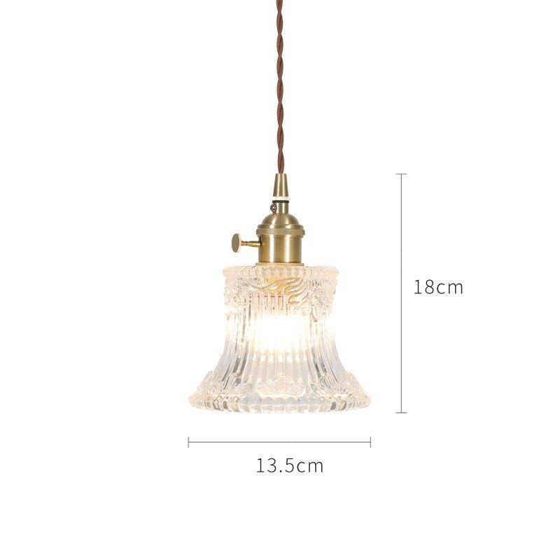 Japanese Style Glass Pendant Light-DWHOME