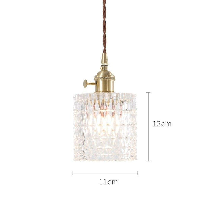 Japanese Style Glass Pendant Light - DWHOME