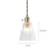 Japanese Style Glass Pendant Light-DWHOME