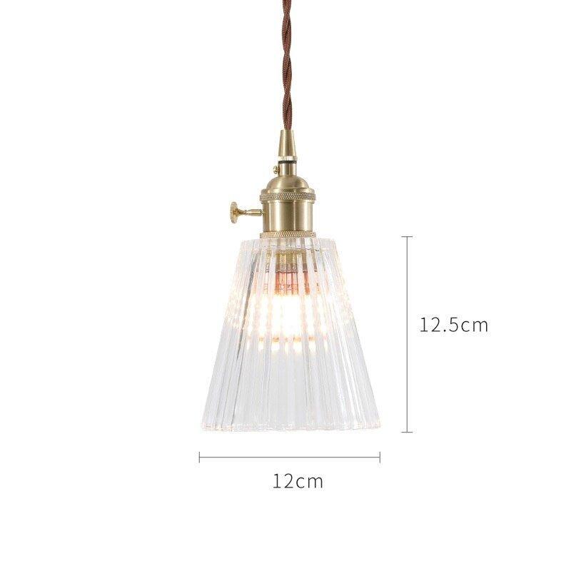 Japanese Style Glass Pendant Light-DWHOME