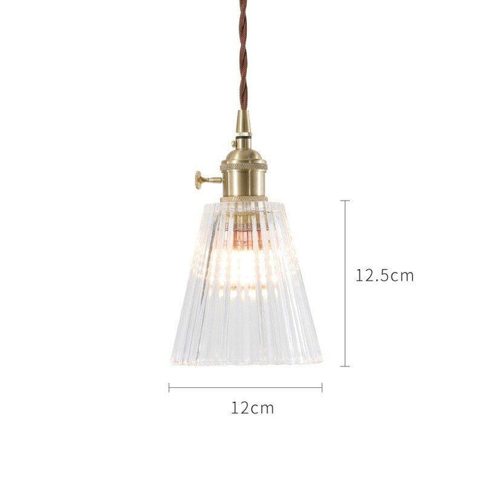 Japanese Style Glass Pendant Light - DWHOME