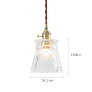 Japanese Style Glass Pendant Light-DWHOME