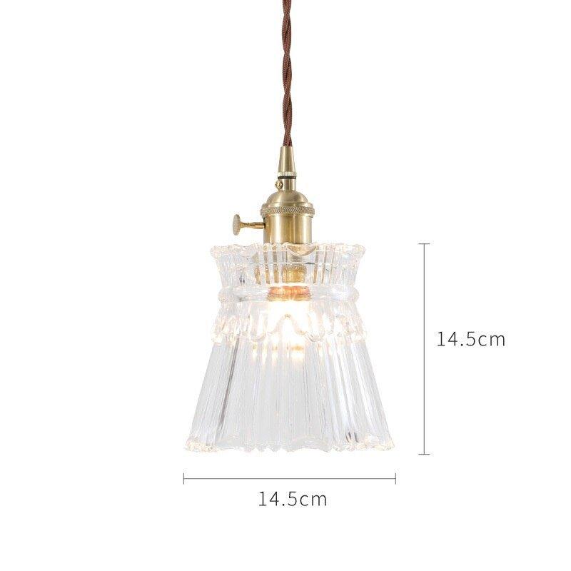 Japanese Style Glass Pendant Light-DWHOME