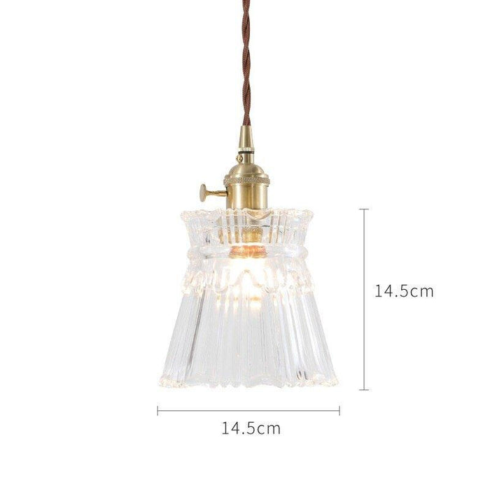 Japanese Style Glass Pendant Light - DWHOME