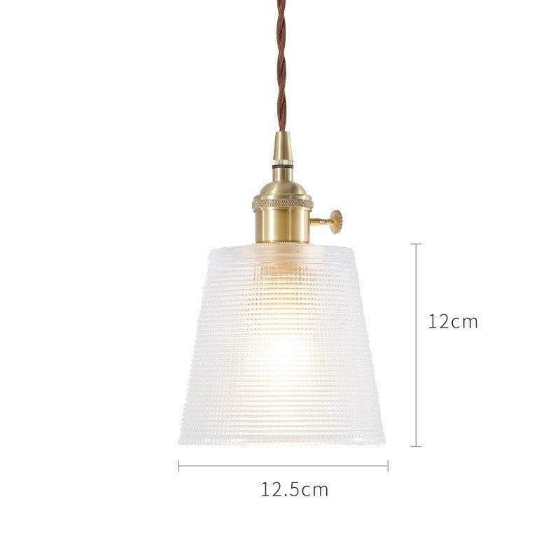 Japanese Style Glass Pendant Light-DWHOME