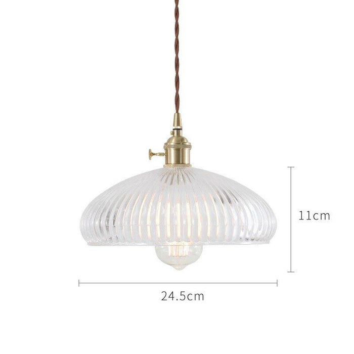 Japanese Style Glass Pendant Light - DWHOME