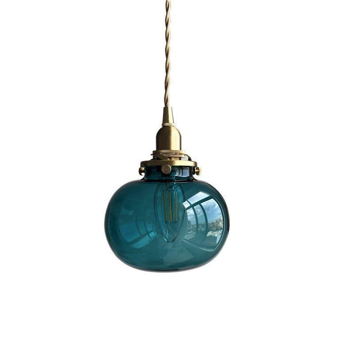 Japanese Style Vintage Copper Pendant Light.