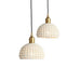 Japanese Style Woven Ceramic Pendant Light.