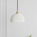 Japanese Style Woven Pendant Light.