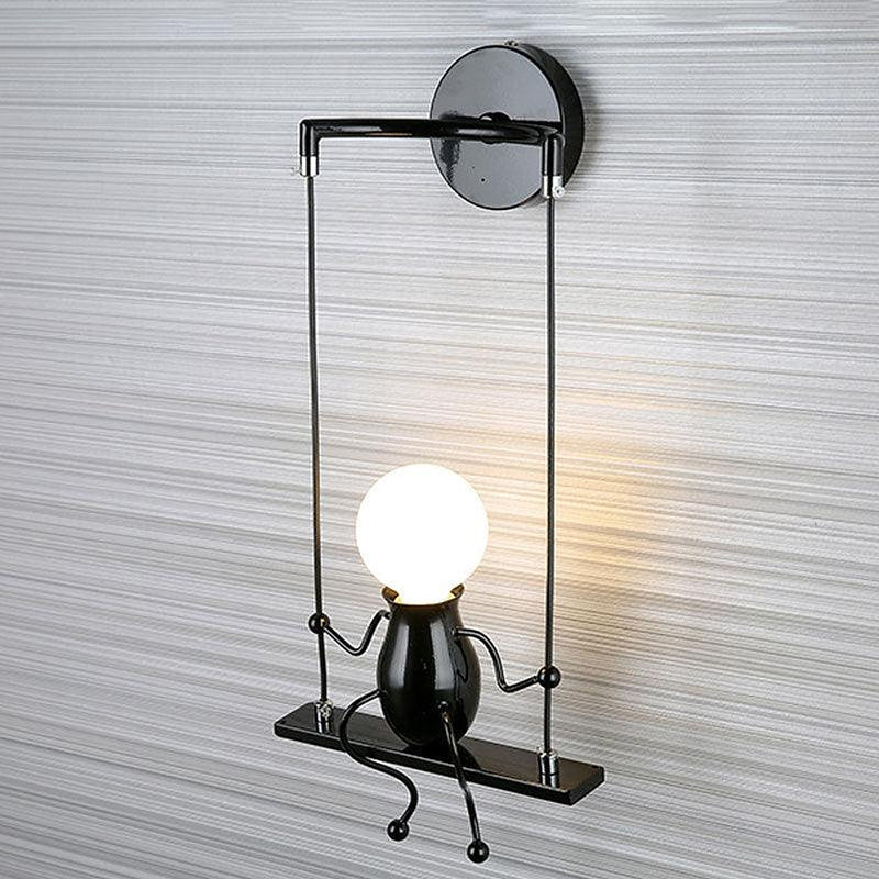Jolly Swinging Set Childrens Wall Lamp-DWHOME
