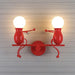 Jolly Swinging Set Childrens Wall Lamp.