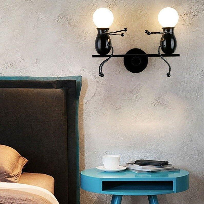 Jolly Swinging Set Childrens Wall Lamp-DWHOME
