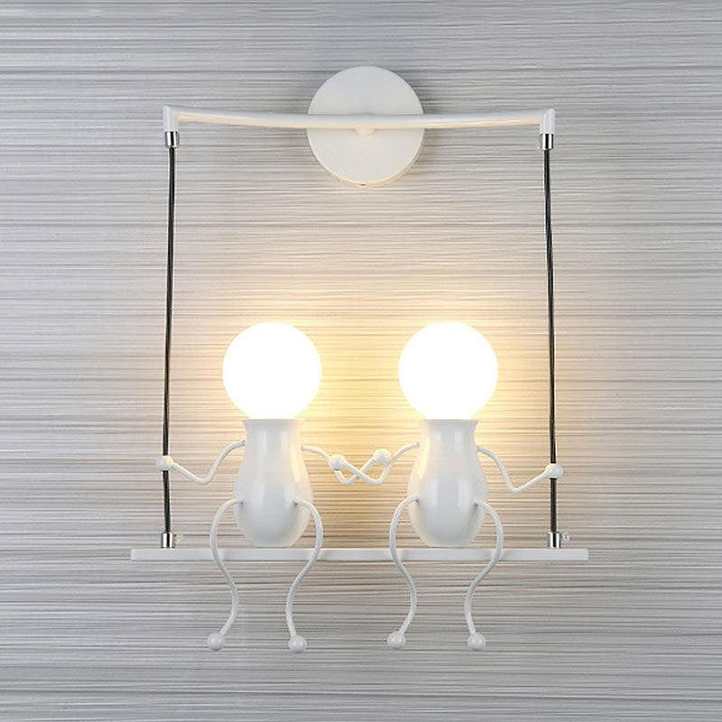 Jolly Swinging Set Childrens Wall Lamp-DWHOME