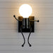 Jolly Swinging Set Childrens Wall Lamp.