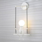 Jolly Swinging Set Childrens Wall Lamp-DWHOME