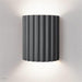 Jonsson Modern Coloured Grooves Wall Lamp.