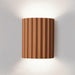 Jonsson Modern Coloured Grooves Wall Lamp.