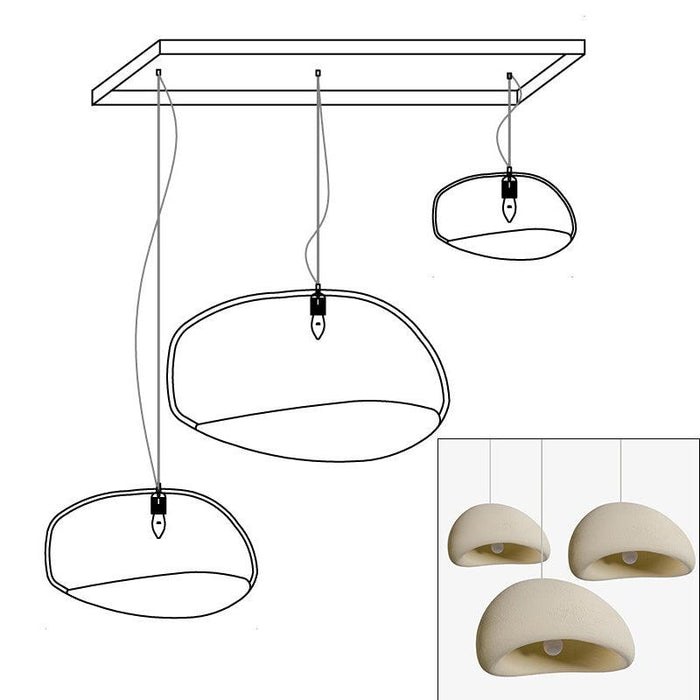 Khmara Rough Combination Chandelier B - DWHOME