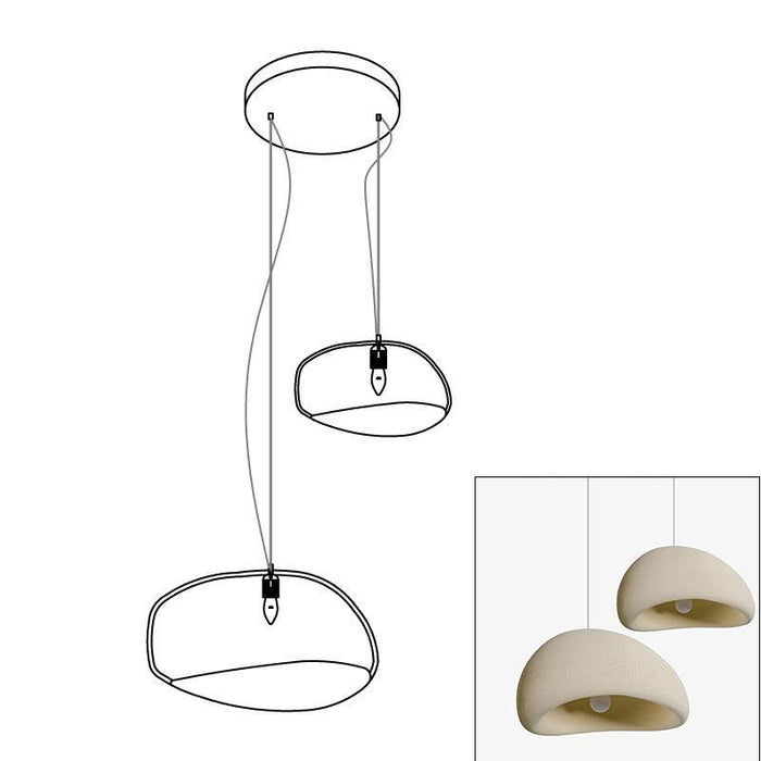 Khmara Rough Combination Chandelier B - Vakkerlight