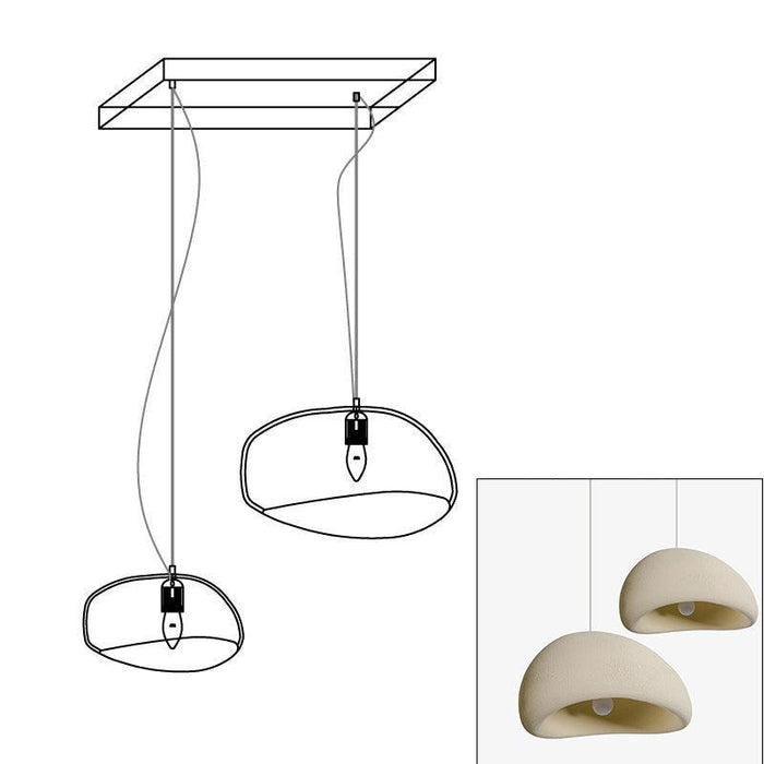 Khmara Rough Combination Chandelier B - DWHOME