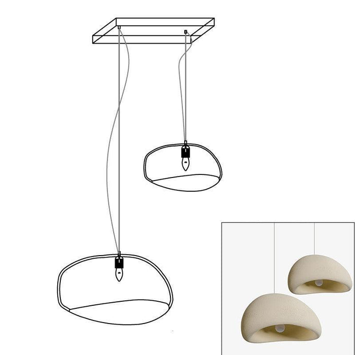 Khmara Rough Combination Chandelier B - DWHOME