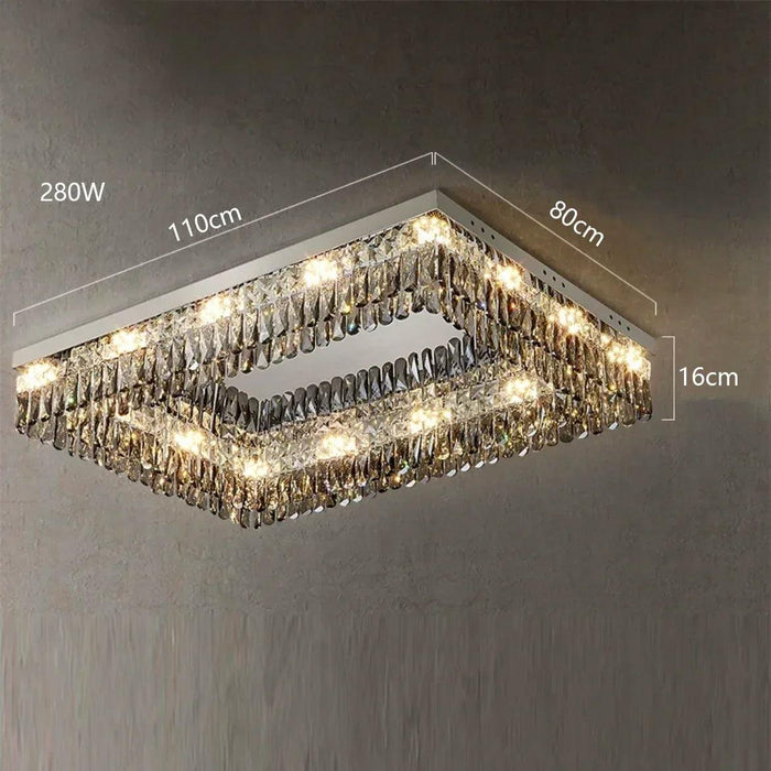 Giano Crystal Ceiling Light-DWHOME
