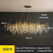 Albero Collection Crystal Chandelier-DWHOME