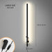 Sasaki Minimalist Line LED Wall Light With Wall Plug.