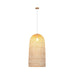 Kandang Rattan Wicker Bamboo Cage Pendant Light.