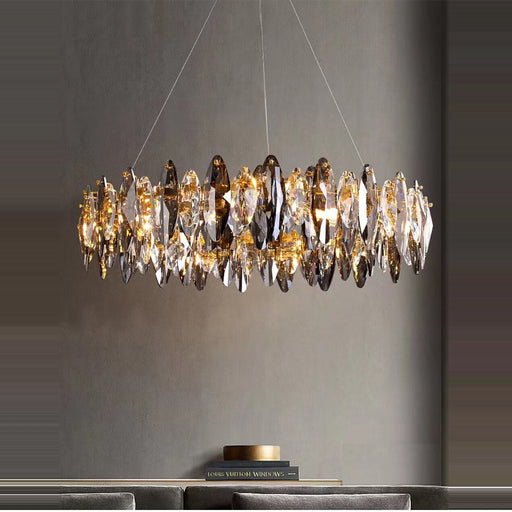 Lazzo Modern Crystal Chandelier.