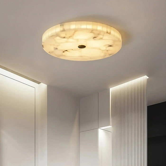 Moonshade Natural Marble Ceiling Light-DWHOME