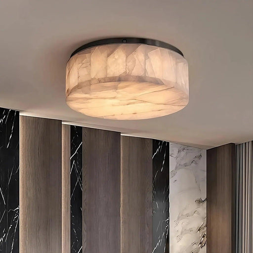 Moonshade Natural Marble Ceiling Light Fixture-DWHOME