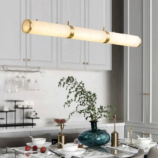 Moonshade Natural Marble Dining Room Lighting Fixture-DWHOME