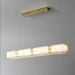 Natural Marble & Crystal Modern Ceiling Light Fixture-DWHOME