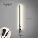 Sasaki Minimalist Line LED Wall Light With Wall Plug.