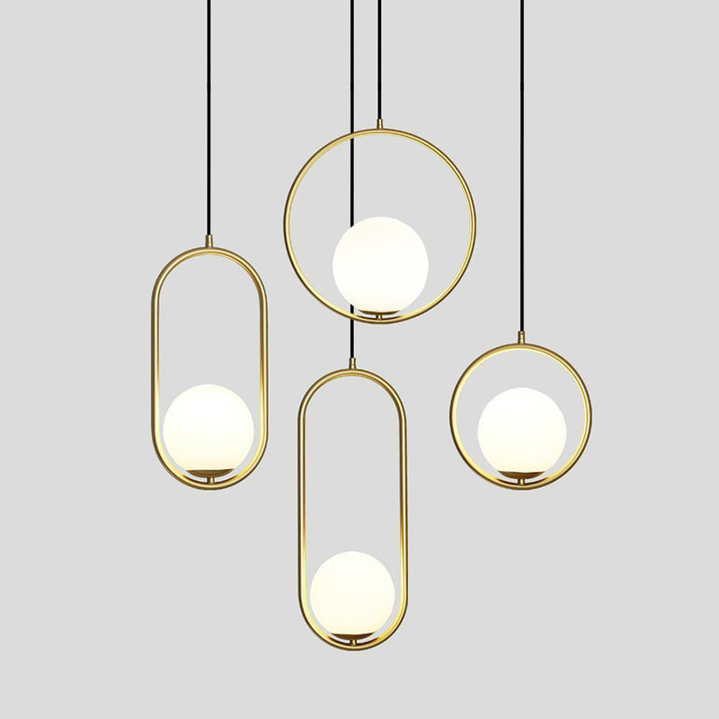 Mila Brass Pendant Swag Light-DWHOME