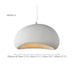 Stucco textured pebble stone plaster pendant light.