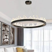 Villa Collection Crystal Wheel Chandelier-DWHOME