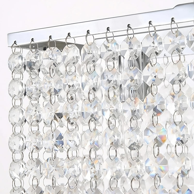 Adena Crystal Tassel Dining Room Chandelier-DWHOME