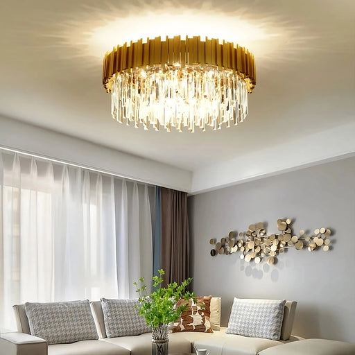 Gio Flush Mount Chandelier.