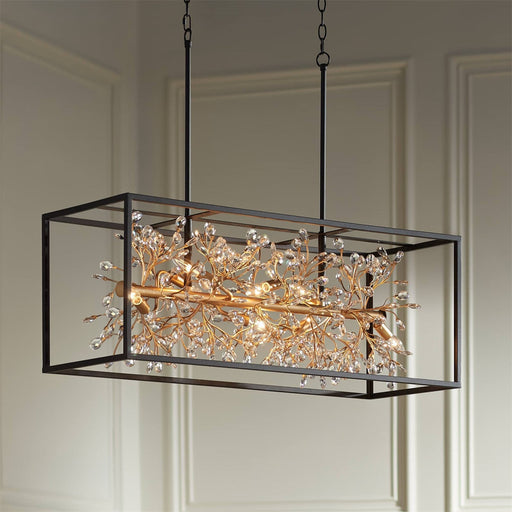 Giordano Crystal Kitchen Island Chandelier.