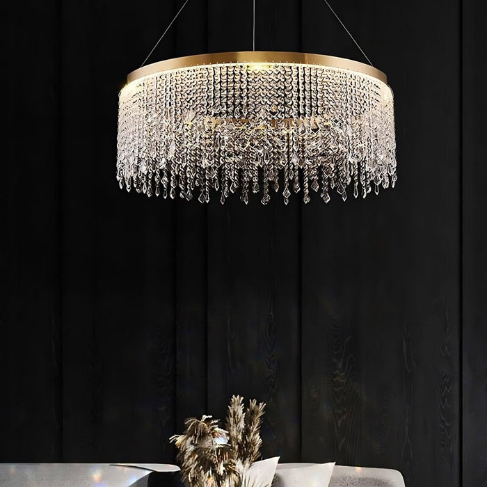 Adena Crystal Modern Ring Chandelier-DWHOME