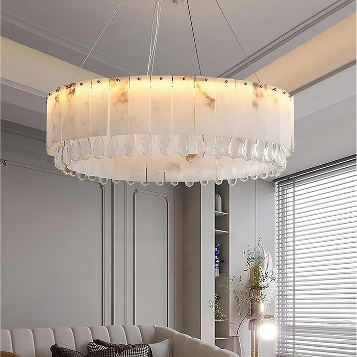 Marble & Crystal Modern Chandelier-DWHOME