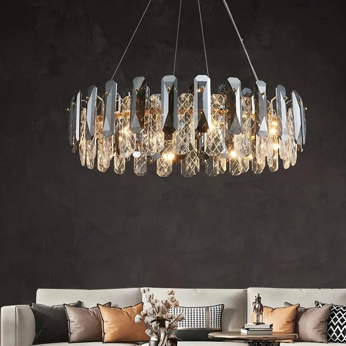 Lazzo Crystal Ceiling Chandelier.