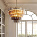 Burney Glass Chandelier-DWHOME