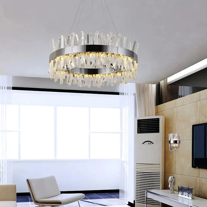 Calvi Crystal Modern Chandelier.