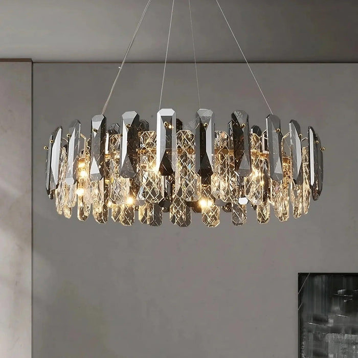 Lazzo Crystal Modern Chandelier-DWHOME