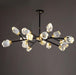 Bari Crystal Branch Chandelier, Black.