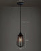 Pear Caged Bulb Industrial Pendant Light.